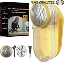 Heavy Duty Fabric Shaver Lint Remover Automatic Powerful Fuzz Eliminator New