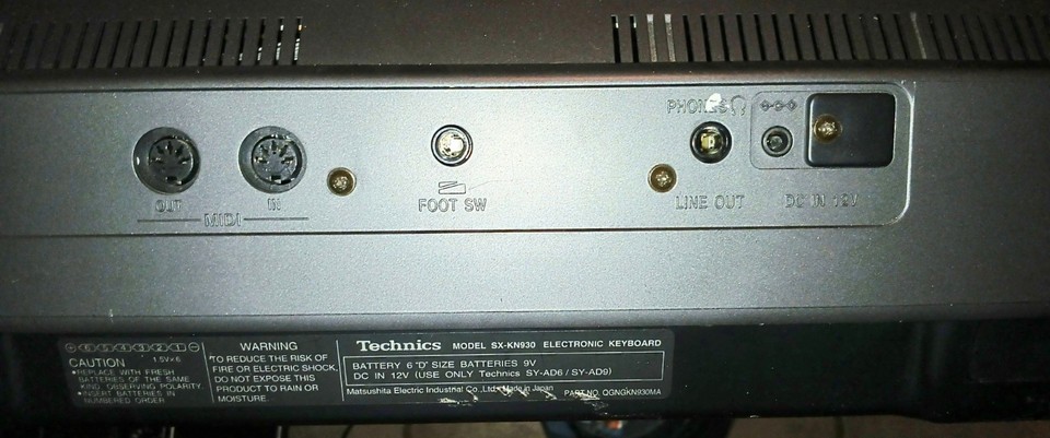 Alimentatore CA Per Tastiera Panasonic Technics SX-KN930 - Apirit - Foto 3