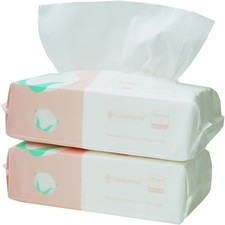 Careboree Ultra Soft Dry Baby Wipes Unscented Cotton 200ct