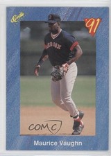 1991 Classic Update Blue Travel Edition Mo Vaughn #T24 0b5
