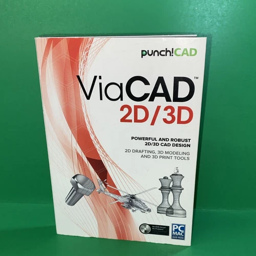 VIACAD 2D/3D SOFTWARE NEW/SEALED Ships Fast!