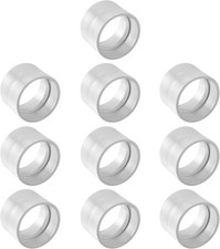 2" PVC Coupling, 10 Pack 2 Inch PVC Pipe Coupler Schedule 40 White