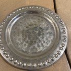 Vintage  IHI Hammered Aluminum Coasters Made In India — photo 3