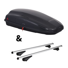 Für BMW X4 Typ G02/ F98 - Dachträger Menabo Tiger & Dachbox Arjes 320 Neuware