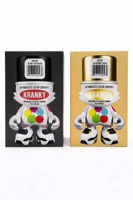 Superkranky 24K GOLD & ULTRA-FLAT BLACK Superplastic x Sket One 8'' NEW & SEALED