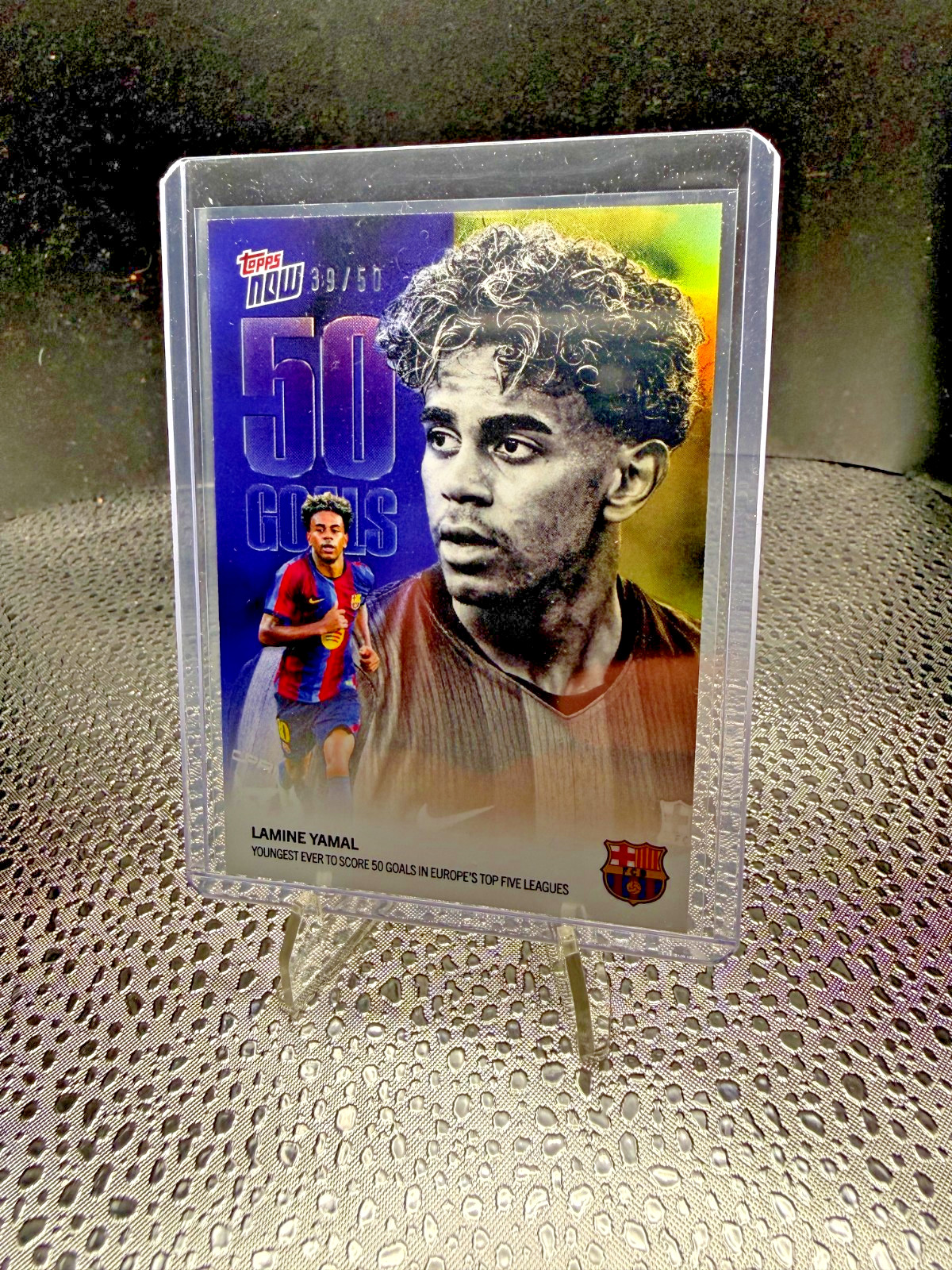 Lamine Yamal - 2026-27 FC Barcelona Topps NOW - Card 2 - GOLD /50 view 1
