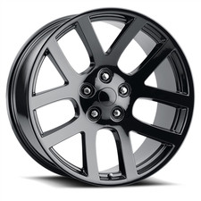 Set Of 4 New Dodge Srt10 Ram 22x10 5x139.7 Black Wheels 1500
