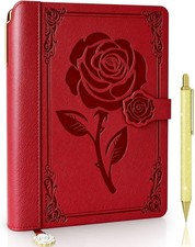 leather Journal Women A5 lined Daily Journal Notebook Pretty Journaling Writing
