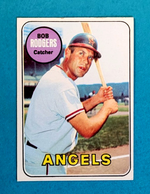 1969 Topps #157 Bob Rodgers California Angels Baseball Card EX