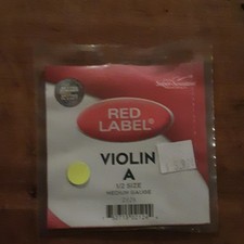 Red Label Violin String A 1/2 Size Medium Gau...