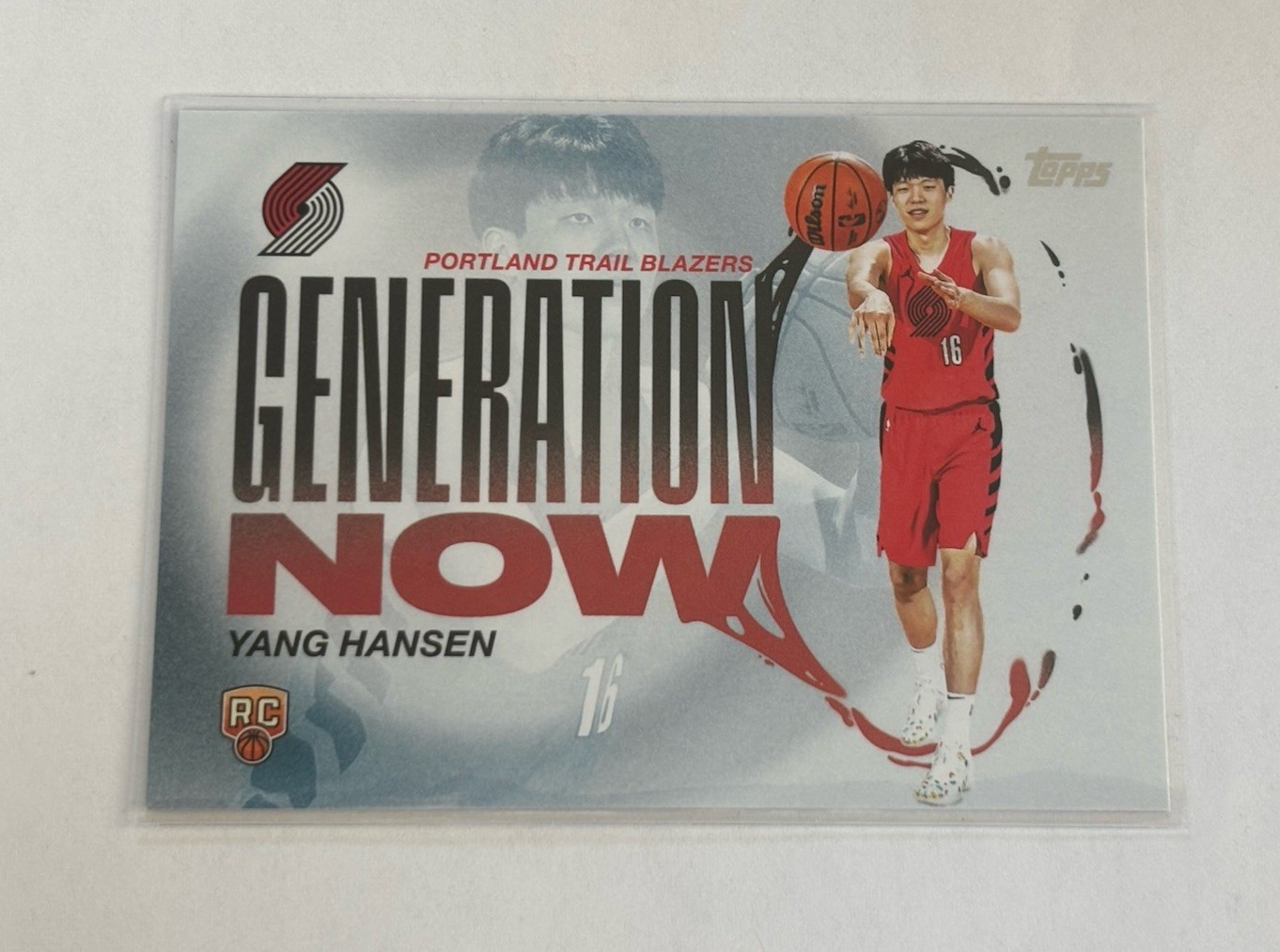 2025-26 Topps Basketball Generation Now Yang Hansen RC #GN-16