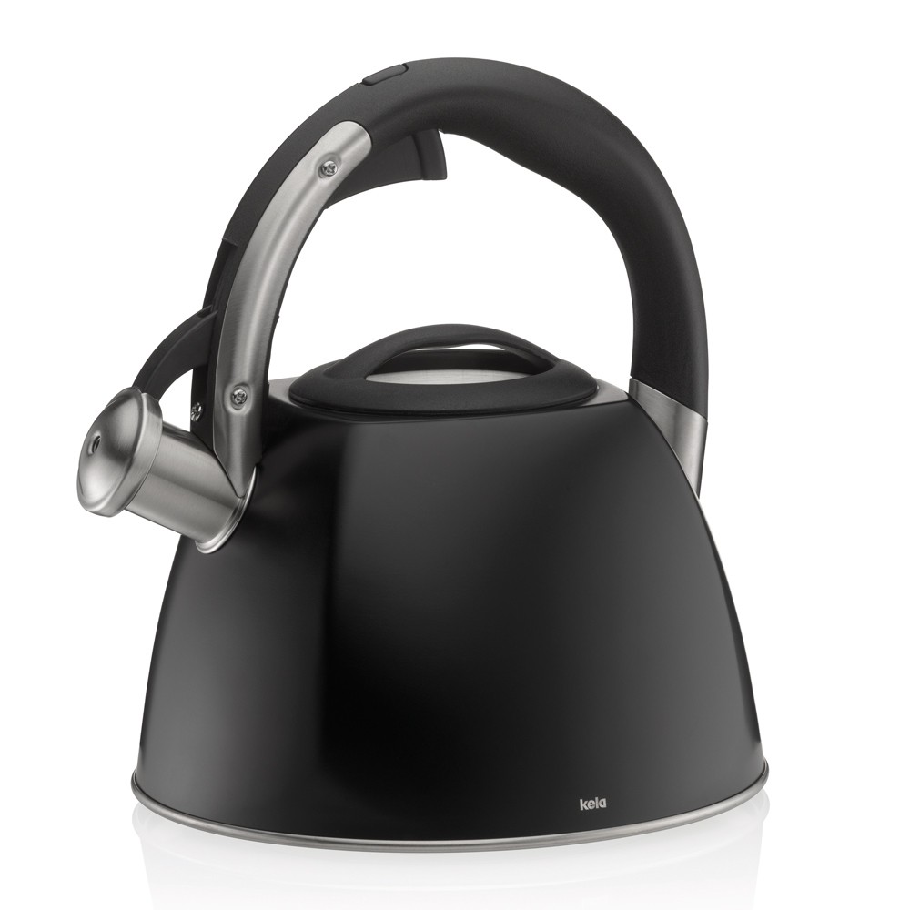 Bouilloire inox KELA Vitus 2,4L noir tous feux dont induction 22cm