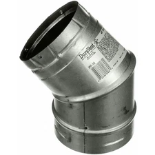 4" 45 Degree Elbow Simpson PelletVent PRO: 4PVP-E45