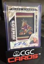 2024-25 Upper Deck Black Diamond Rookie Team Logo Jumbo Patches Full Logo 17/99