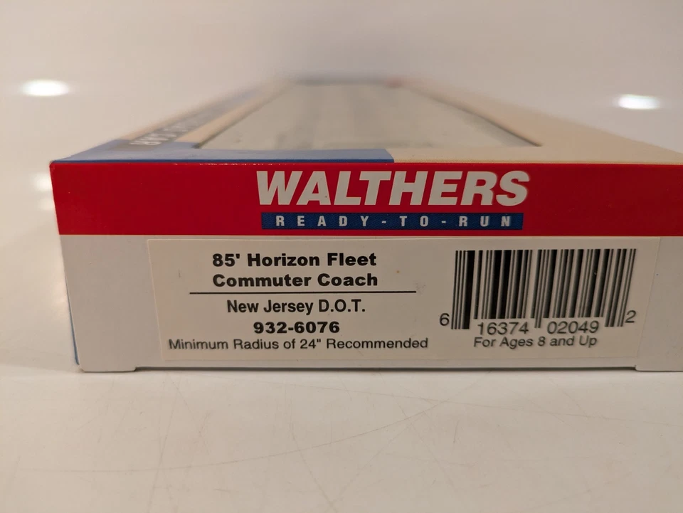 HO New Jersey DOT Horizon Fleet Commuter Coach NIB NOS # 932-6076 - Image 3 of 3