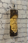 Forest Man Of The Woods 30cm Hand Carved Wizard Tree Trunk Wood Fairtrade