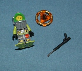 ATLANTIS, MONSTER CRAB CLASH SET 8056 - LEGO - 2010 - USED W/ INSTRUCTIONS