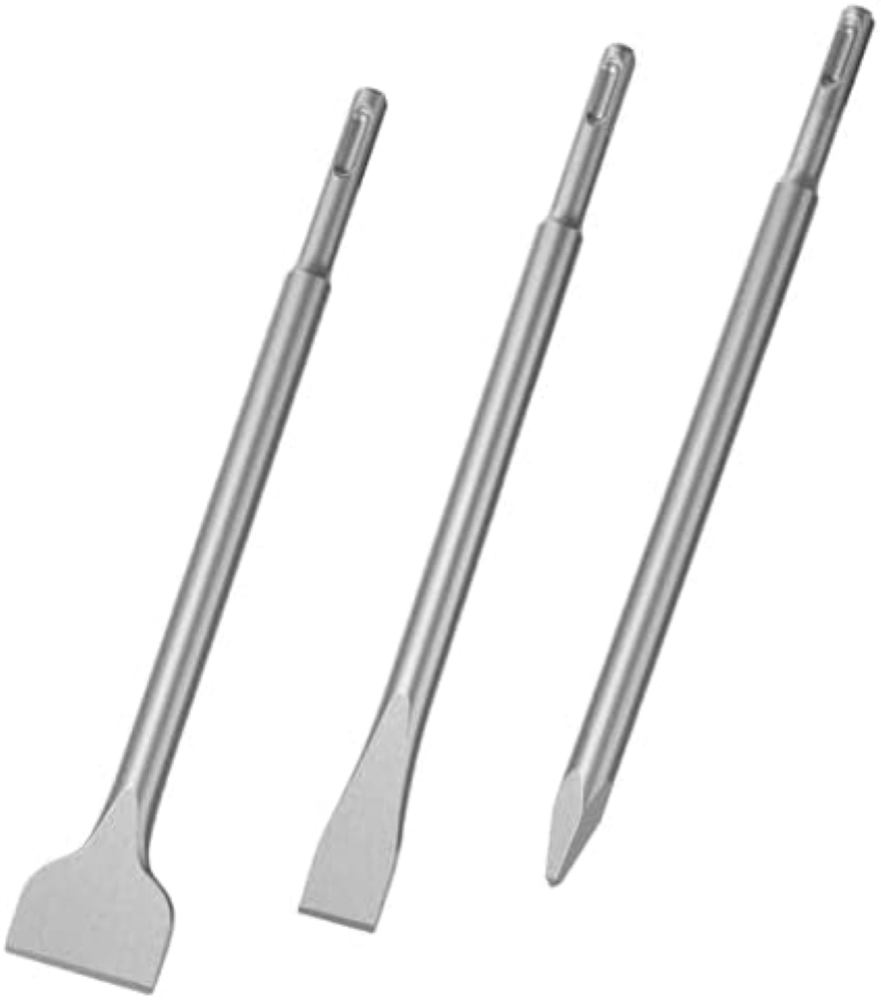 flintronic Scalpelli SDS-Plus 3pcs, Scalpello SDS Spatola 22-25CM Scalpello SDS