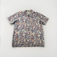 Columbia PFG Vented Fishing Hawaiian Shirt Mens M Short Sleeve Button Up A16 