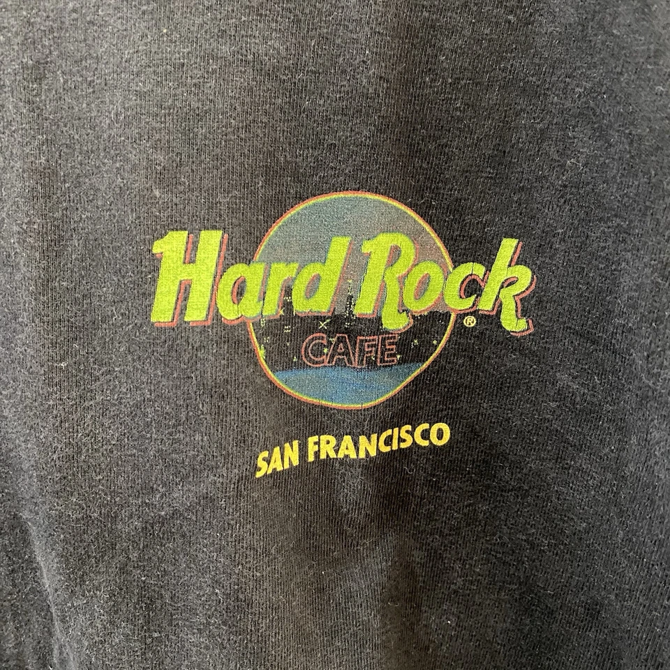 Vintage 90s Hard Rock Cafe San Francisco T-Shirt Men’s Small Black Tee 33603 - image 4 of 4