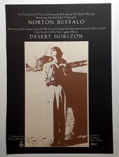 1978 NORTON BUFFALO - Desert Horizon Album Release vintage print ad 10x14