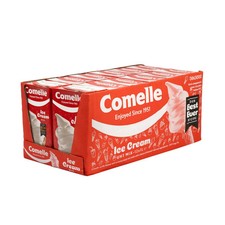Comelle Ice-Cream Mix Creamy Vanilla Soft-Serve 1L x 12 Pack