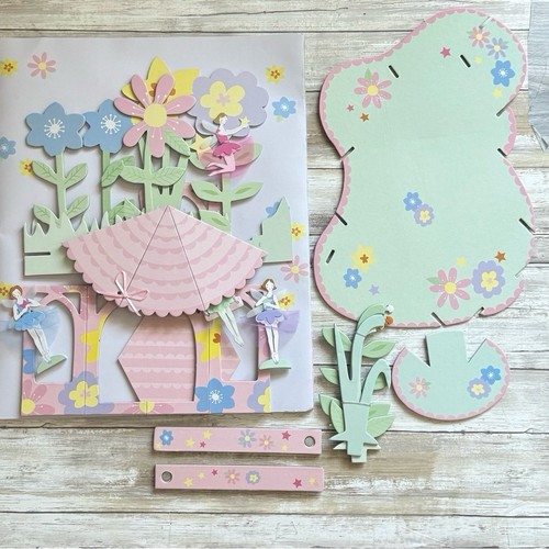 Meri Meri Fairy Wishes Cardboard Centerpiece and 10 Foot Garland Party Decor - Picture 3 of 15