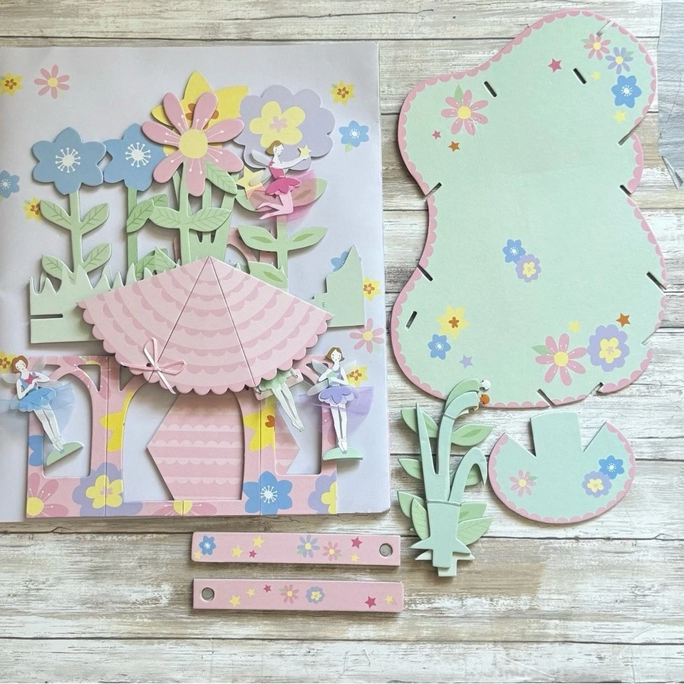 Meri Meri Fairy Wishes Cardboard Centerpiece and 10 Foot Garland Party Decor - Image 3 of 4