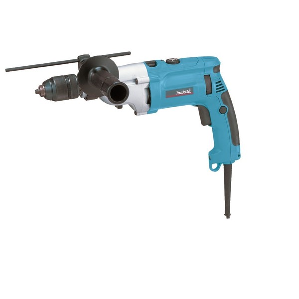 Makita HP2071J Schlagbohrmaschine, 1010W, Rechts-/Linkslauf, Konstantelektronik-image
