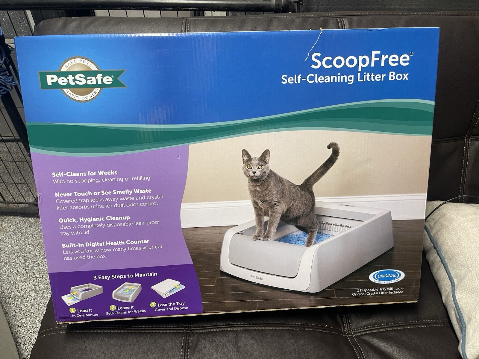 PetSafe ScoopFree PAL00-16805 2nd Generation Self-Cleaning Cat Litter Box