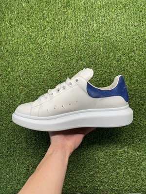 Size 45 EU (12 US) Alexander McQueen Oversized ' White, Blue