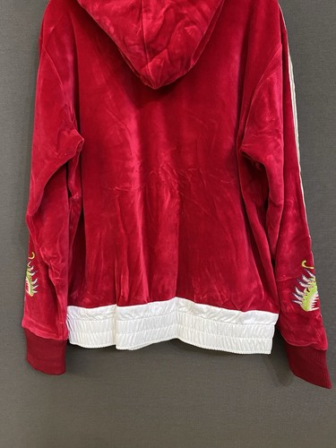 Gucci 2017 Dragon Embroidered Velvet Hoodie Sz M - Picture 12 of 13