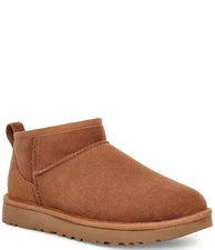 UGG Classic Ultra Mini Shaggy Water Resistant Boot Chestnut MEN - NEW - ALL SIZE