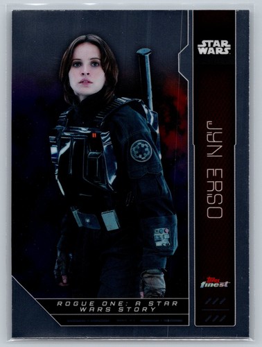 Jyn Erso [Red Refractor] #FN-71 card from Star Wars 2023 Topps Finest