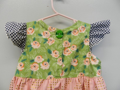 Matilda Jane Platinum Tiered Melsa Dress size 4 Floral Dots - Picture 6 of 8