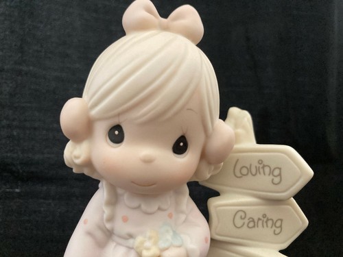 Vintage Precious Moments Loving Caring And Sharing Along The Way Figurine w/ Box - Picture 8 of 12