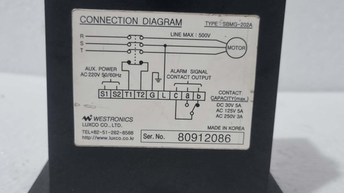WESTRONICS SBMG-202A GROUNDING RESISTANCE MONITOR Ser.No. 80912086 - Picture 6 of 7