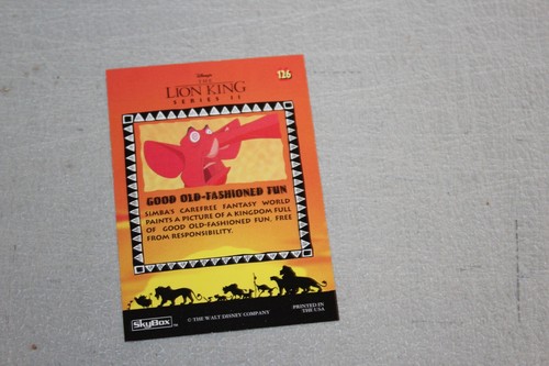 Skybox The Lion King Trading Card Complete Finish Fill Your List Set U-Pick - Picture 37 of 79