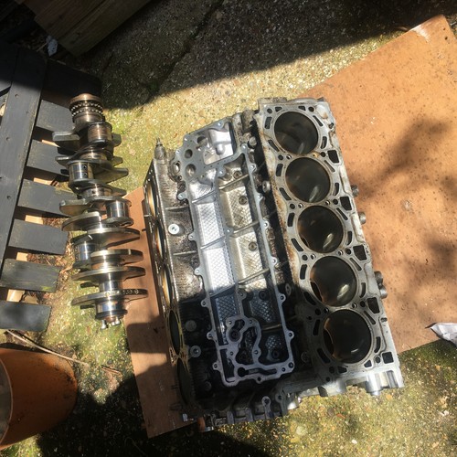 AUDI RS6 C6 5.0L V10 Petrol 2008-2010 BUH 580BHP ENGINE Block Damaged - Picture 8 of 9