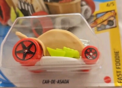 Hot Wheels 2021 Car-De-Asada Taco Car - #108/250 Fast Foodie Series, 1/64 Scale Diecast