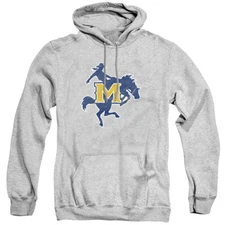 Mcneese State Adult Pullover Hoodie Distressed Primary, Athletic Heather, S-3XL