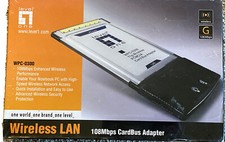 Level One WPC-0300 108Mbps CardBus Adapter, Wireless