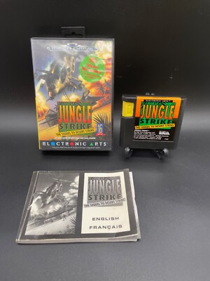 Jungle Strike Sequel Dessert Strike- SEGA Mega Drive - OVP/Boxed - PAL/EUR - TOP