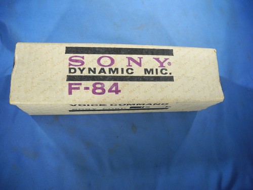Vintage Sony Dynamic Microphone F-84 Voice Command in BOX W/ INSTRUCTIONS - Picture 6 of 7