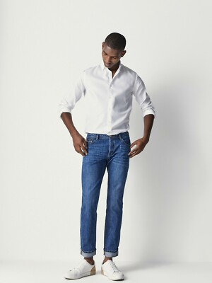 MASSIMO DUTTI MEN'S Stone Wash Casual 