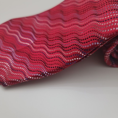Petar Petrov Tie Men's Handmade 100% Silk Classic Necktie Red Designer RARE - Picture 12 of 14
