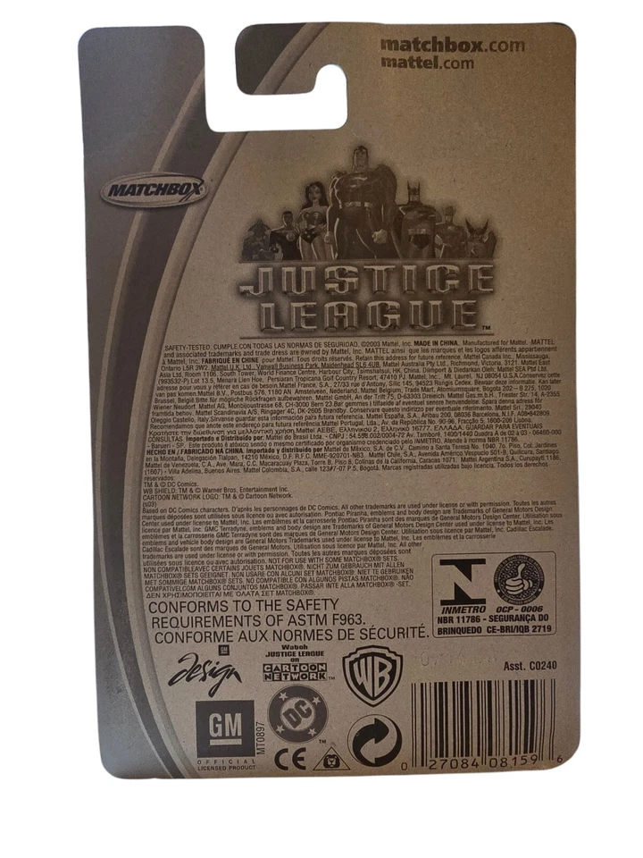 NIOP Matchbox Vintage Justice League DC Superman GMC TRUCK (2001) Die-Cast Toy - Image 3 of 3