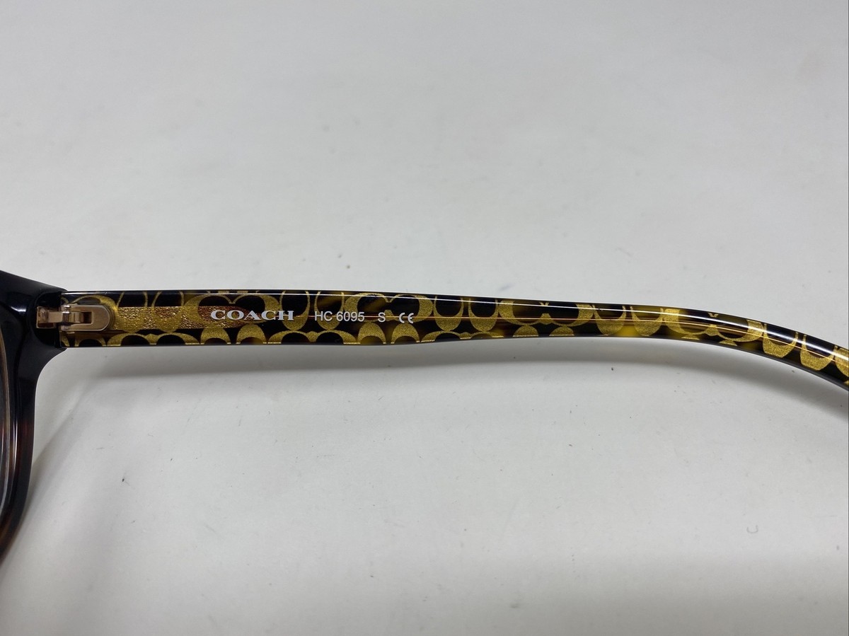 Coach‎ HC6094 Dark Tortoise Gold Signature C Eyeglasses Frames 52-19-135 22145 COACH HC 6005 5394 DARK TORTOISE GOLD SIG C 52/16/135  main image 2