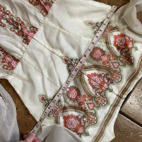 VTG 70’s Alfred Shaheen Maxi Dress Floral Maxi 12 Boho Paisley Hippy Angel Bell, $74.95 - Photo 18