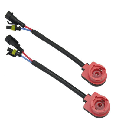2x D2S D2R D2C D4S D4C D4R HID Xenon Ballast AMP Socket Adapter Harness Cable